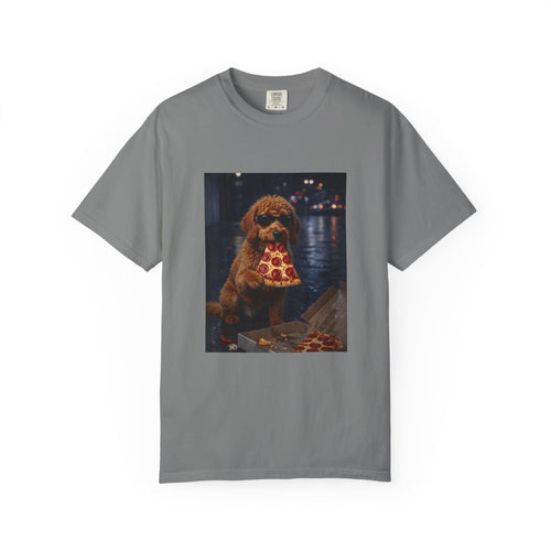 DogDrip Doodle Eating Pizza T-shirt